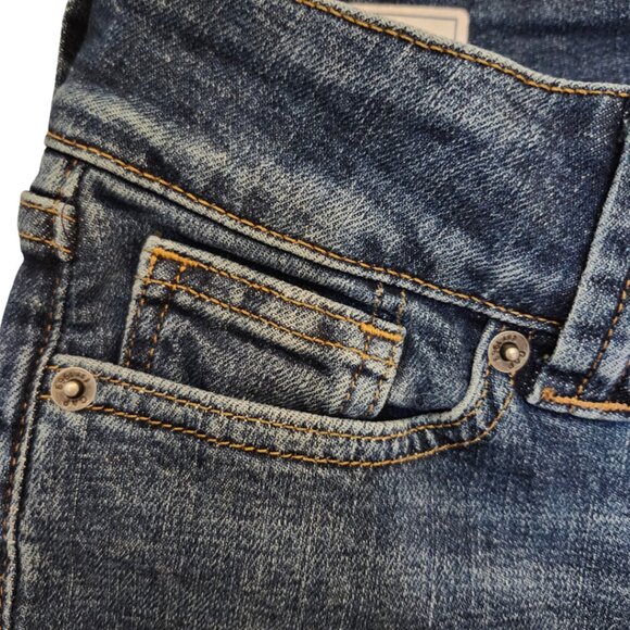 GAP Jeans - Y2K Low-Rise Flare Jeans - Size 27 (4RS) - Raw Hem - Picture 4 of 8